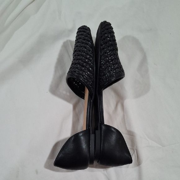 LC Lauren Conrad Women's Black Textured Loafers Size 6 - Picture 3 of 8